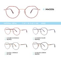 Metal women's frame for glasses MW2036
