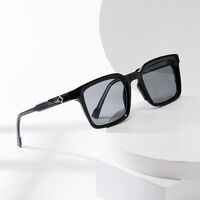 Plastic + metal square sunglasses for men Elit BEE3221-EL