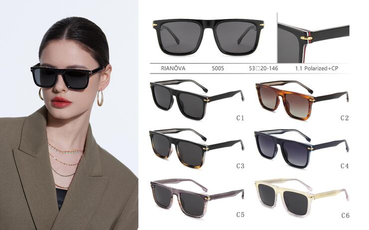 Солнцезащитные поляризационные пластиковые очки Rianova R5005