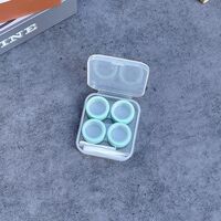 Mini soft contact lens kit with 2 containers J1-6多副磨砂套装