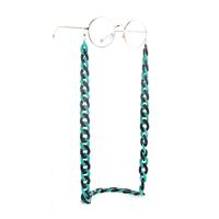 Acrylic non-slip chain, concave shape, for glasses and masks GB012-2