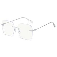 Nylor metal glasses with Blue ray cut protection KY5101方形