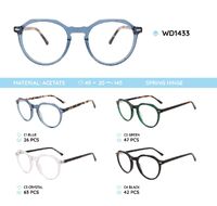 Plastic acetate eyeglasses frame for women WD1433