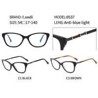 Protective anti-reflective coating acetate glasses Landi LD0537