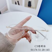 Hybrid frame, metal + TR90, with Blue Block coating SANTA 01176