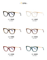 Plastic frames for glasses TR90+CA material (flex hinges) FOCUS FCS2049