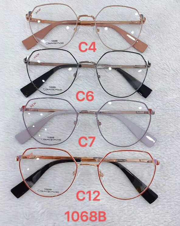 Metal frames for glasses 1068B