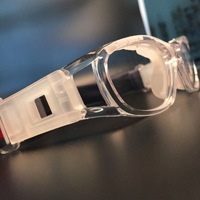 Wind and sand proof double lens black goggles 030A