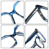 TR90 plastic frame or glasses with blue light protection, with spring hinges FA87209