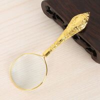 Magnifier, magnifying glass with handle 18154-5-XX, diameter: 45 mm, magnification: 5X