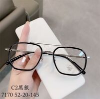 Hybrid frame, metal + TR90, with Blue Block coating SANTA 7170