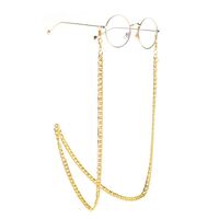 Gold-colored metal non-slip chain, for glasses and masks GL1034