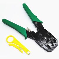 140-piece set with wire strippers and network tester 140PC