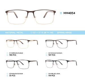 Metal men's frame for glasses MM4054