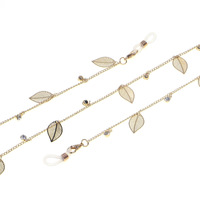 Leaves metal eyeglass chain GL1059