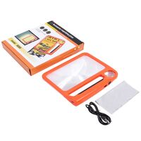 Reading magnifier, cylinder magnifying glass with backlight 6289, magnification: 5X, 10X