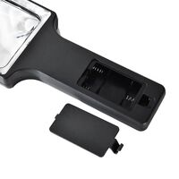 Лупа с универсальной подсветкой, увеличительное стекло с ручкой 1713B-XX, размер: 108*65 мм, увеличение: 3Х, 8Х