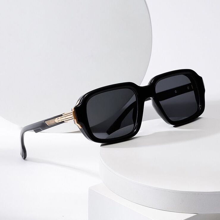 Plastic + metal retro square sunglasses for men Elit WH6106-EL