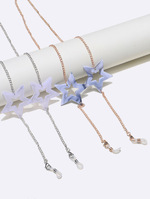 Set of two gold glasses chain GM149