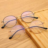 Metal glasses with blue light and UV protection 9632-2-GT