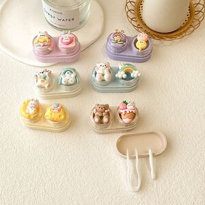 Мини-набор для мягких контактных линз выдвижной W-CT35熊兔彩虹