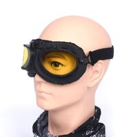 Safety shockproof sports goggles 风镜-哈雷全黑框