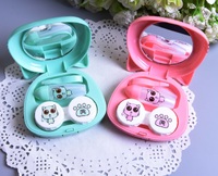 Набор для контактных линз складной с зеркалом и пинцетом KD052