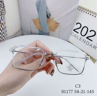 Hybrid frame, metal + TR90, with Blue Block coating SANTA 01177