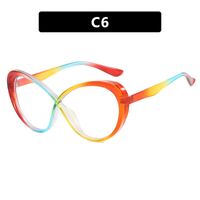 Plastic glasses with blue light protection for women 8009-PN