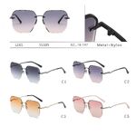 Metal sunglasses with nylon lenses for women Leke S5509