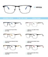 Metal frame with TR-90 temples with spring hinges MR1026