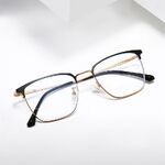 Metal glasses with blue light and UV protection 9667-2-GT