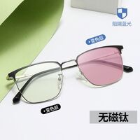 Photochromic glasses with blue light and UV protection 9667-GT