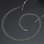 Metal non-slip chain gold round for glasses and masks GL330