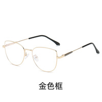 Blue Block metal glasses with blue light protection F2013