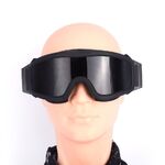 Safety shockproof tactical goggles +3 caps 战术-E3片装套装