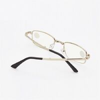 Очки складные металлические для чтения с защитой Blue ray cut QFA-180, диоптрии от +1.00 до +4.00, РМЦ=62-64