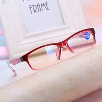 Очки пластиковые для чтения 8022女士 со стеклянными линзами и защитой Blue ray cut, от +1.00 до +4.00, РМЦ=62-64