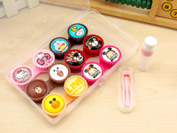 Mini set with contact lens cases ZZ666, 6pcs