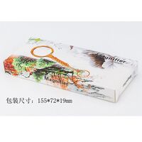 Magnifier, magnifying glass with handle 金-花70-XX, diameter: 55 mm, magnification: 7X