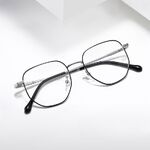 Metal glasses with blue light and UV protection 9676-2-GT