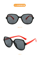 Polarized silicone sunglasses with UV400 protection for kids T11022