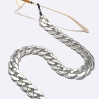 Large size silver plastic non-slip chain, for glasses and masks GL1605
