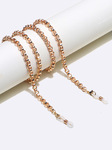 Metal gold thick glasses chain GL1278