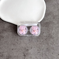 Mini soft contact lens kit W806透明熊兔猫