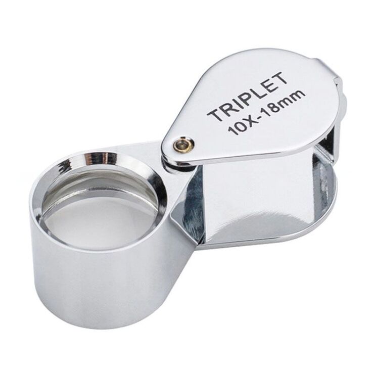 Folding magnifier 7007A珠宝镜-XX, diameter: 18 mm, magnification: 10X