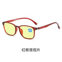 Plastic TR90 glasses for reading with night vision, Blue ray cut protection, zoom from +1.00 to +6.00, KY008-4智能变焦