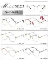 Оправа металлическая с мягким носоупором и флексом GZ1017-DA