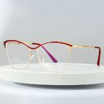 Metal glasses with blue light and UV protection 9717-GT