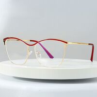 Metal glasses with blue light and UV protection 9717-GT